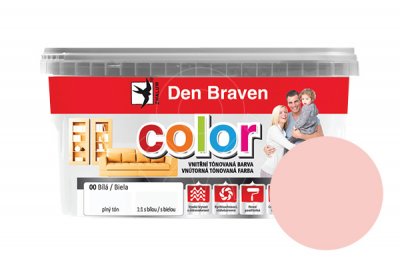 Vnitřní tónovaná barva Den Braven COLOR lososová