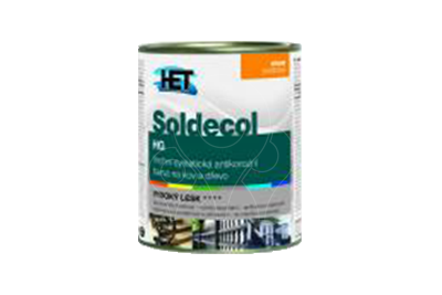 Vrchní syntetická antikorozní barva HET Soldecol HG 0,75 l